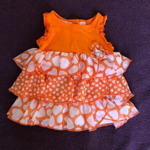 Dress-like shirt for baby girl